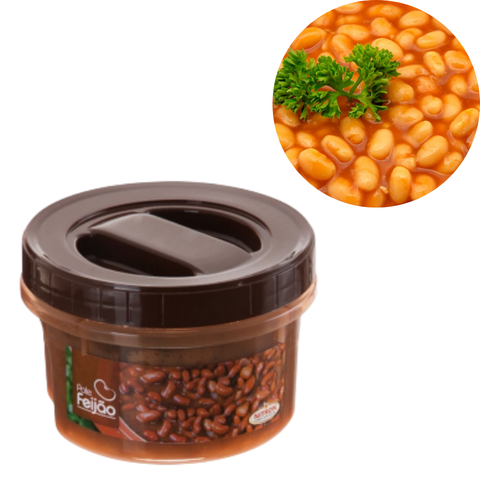 POTE FEIJÃO ACOPLADO C/ROSCA 500ML (12PÇS)-NITRON