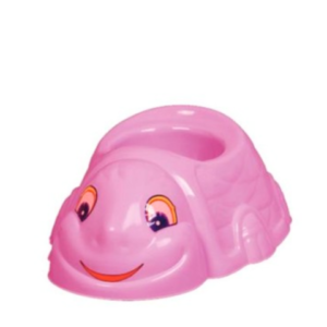 TRONINHO TARTARUGA ROSA (12PÇS)-PLASNEW