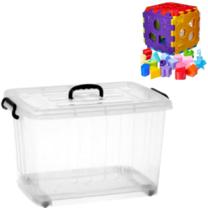 CONTAINER PLÁSTICO N°6 77LTS (3PÇS)-PLASNEW