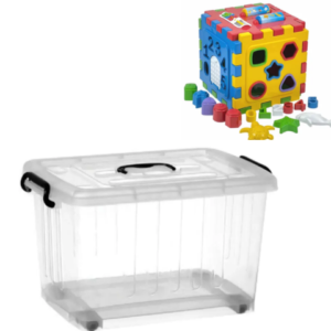 CONTAINER PLÁSTICO N°5 54,5LTS (3PÇS)-PLASNEW