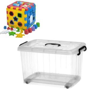 CONTAINER PLÁSTICO N°5 54,5LTS (3PÇS)-PLASNEW