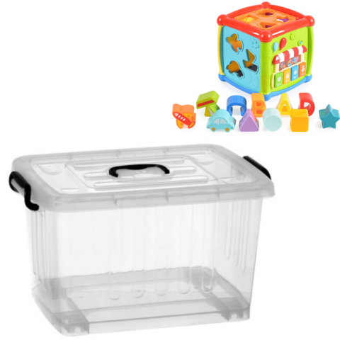CONTAINER PLÁSTICO N°4 38,2LTS (3PÇS)-PLASNEW