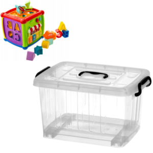 CONTAINER PLÁSTICO N°3 26LTS (3PÇS)-PLASNEW