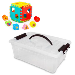 CONTAINER PLÁSTICO N°2 12,4LTS (6PÇS)-PLASNEW