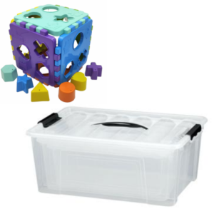 CONTAINER PLÁSTICO N°7 20LTS (6PÇS)-PLASNEW