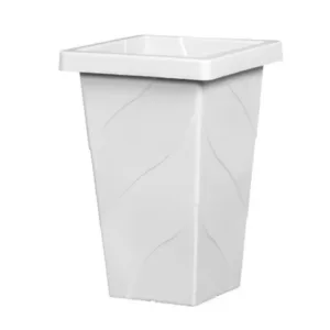 VASO QUADRADO COLUNA M MARMORIZADO 19LTS (6PÇS)-PLASNEW