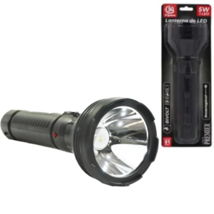 LANTERNA DE LED 5W  BIVOLT/RECARREGÁVEL (6PÇS)-SQ QUALIDADE