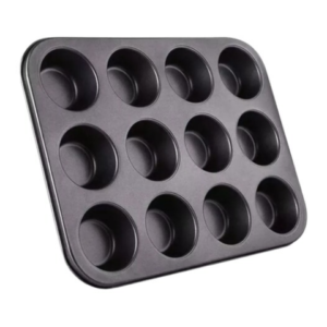 FORMA DE CUPCAKE METAL 12 CAVIDADES (6PÇS)-FWB