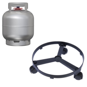 SUPORTE BOTIJÃO PRETO (12PÇS)-TECNOMASTER