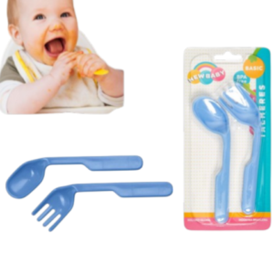 CONJUNTO DE TALHERES AZUL (24PÇS)-NEW BABY