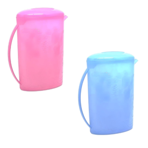 JARRA FRUTILAR OVAL TRANSPARENTE 1,4LTS (12PÇS)-MEGAPLAST