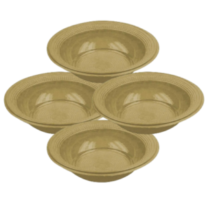 PRATO FUNDO 12CM DOURADO 100X10-TRIK TRIK