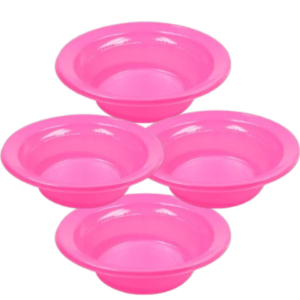 PRATO FUNDO 12CM ROSA 100X10-TRIK TRIK
