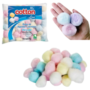 ALGODÃO BOLA COLORIDA(40GRX60)-COTTON LINE