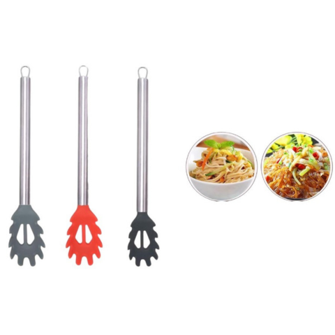 PEGADOR DE MASSAS SILICONE C/CABO INOX(12PÇS)-TOP ÚTIL