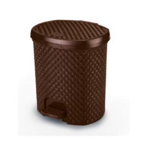 LIXEIRA 6LTS RATTAN MARROM (6PÇS)-NITRON