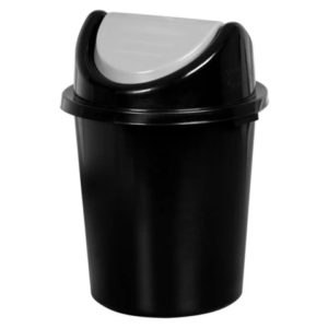 CESTO FECHADO C/TP BASCULANTE 100LTS (3PÇS)-PLASNEW