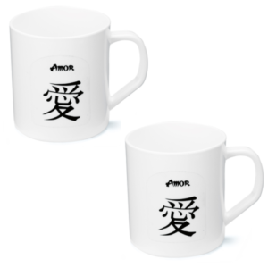 CANECA SÍMBOLO JAPONÊS 450ML (24PÇS)-PLASNORTHON