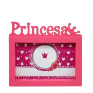 PORTA RETRATO PLÁSTICO PRINCESA C/1 FOTO 10X15CM (24PÇS)-JAVICK