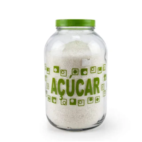 POTE DE VIDRO P/AÇUCAR 3LTS (8PÇS)-LMX PET