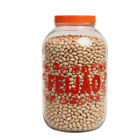 POTE DE VIDRO P/MANTIMENTO FEIJÃO 3LTS (8PÇS)-LMX PET