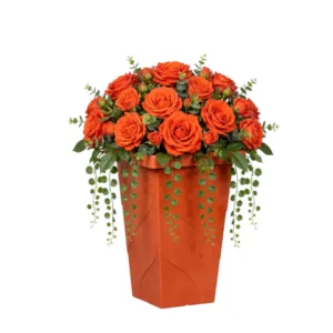 VASO QUADRADO COLUNA P CERÂMICO 13LTS (6PÇS)-PLASNEW