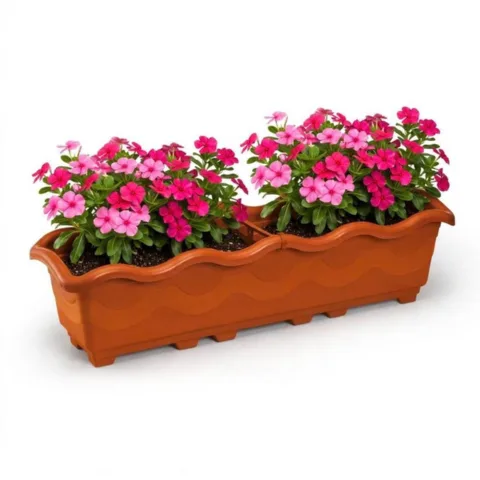 JARDINEIRA EXTRA G TELHA 17LTS (6PÇS)-INJEPLASTEC