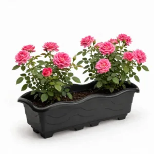 JARDINEIRA GRANDE PRETA 6,5LTS (12PÇS)-INJEPLASTEC