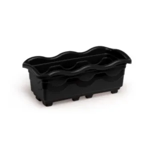 JARDINEIRA PEQUENA PRETA 1,5LTS (12PÇS)-INJEPLASTEC