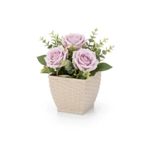 VASO CACHEPO RATTAN M3 QUAD.PALHA (12PÇS)-INJEPLASTEC
