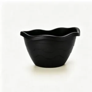 VASO DE PAREDE PRETO 2,6LTS (12PÇS)-INJEPLASTEC