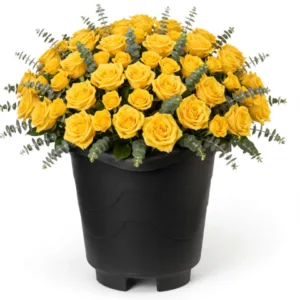 VASO REDONDO EXTRA GRANDE PRETO 26LTS (3PÇS)-INJEPLASTEC