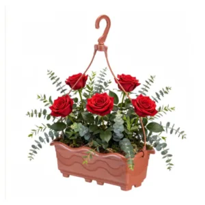 FLOREIRA DE PENDURAR TELHA 1,5LTS (12PÇS)-INJEPLASTEC
