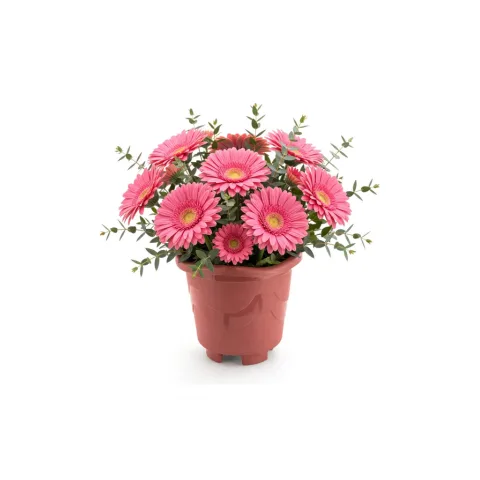 VASO REDONDO MINI TELHA 0,5LTS (12PÇS)-INJEPLASTEC