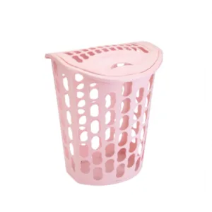 CESTO TELADO RETANGULAR 40LTS ROSA (6PÇS)-INJEPLASTEC