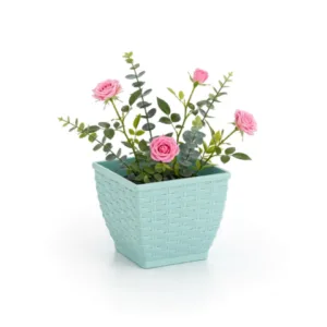 VASO CACHEPO RATTAN M2 QUAD.COLOR (12PÇS)-INJEPLASTEC