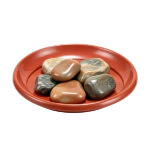 PRATO VASO REDONDO EXTRA G TELHA (12PÇS)-INJEPLASTEC
