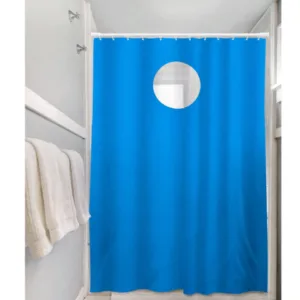 CORTINA BOX VINIL LISA VISOR REDONDO1,35X2,00M (6PÇS)-PLASTLEO