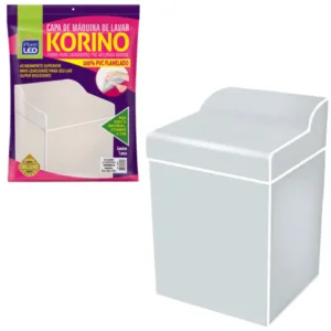 CAPA DE MÁQUINA FLANELADA LAVAR KORINO LISA G (6PÇS)-PLASTLEO