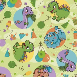 SAQ. P/PRESENTE 20X29 C/50UN HAPPY DINO PEROLADO-GALA