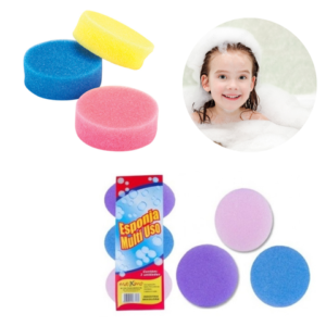 ESPONJA MULTIUSO BANHO C/3 (24PÇS)-MÁXXIMO