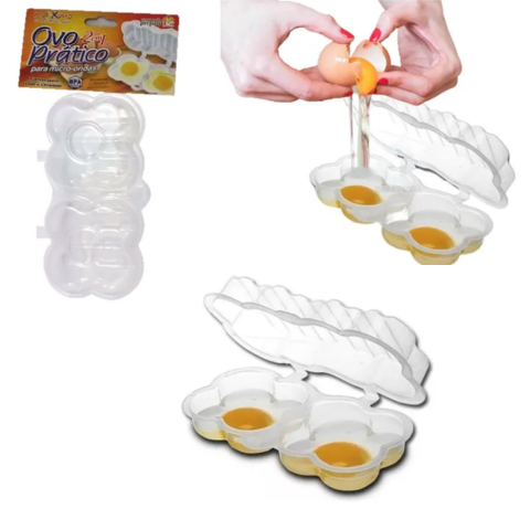FORMA DE OVO PARA MICROONDAS (24PÇS)-MÁXXIMO
