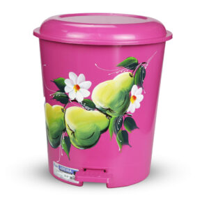 LIXEIRA DE PEDAL 12LTS DECORADA (6PÇS)-RAE PLÁSTICOS