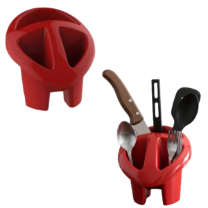 ESCORREDOR DE TALHER VERMELHO (12PÇS)-UNINJET