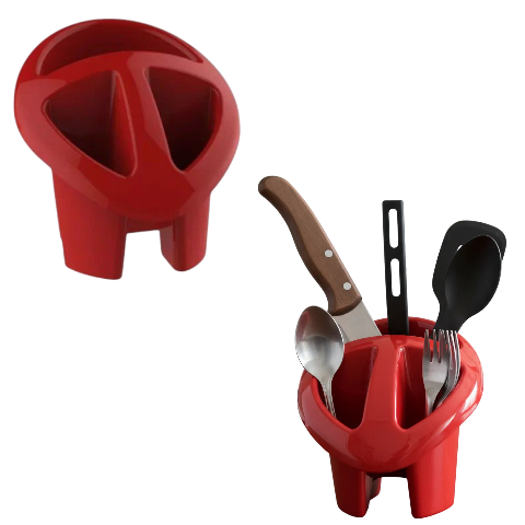 ESCORREDOR DE TALHER VERMELHO (12PÇS)-UNINJET