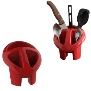 ESCORREDOR DE TALHER VERMELHO (12PÇS)-UNINJET