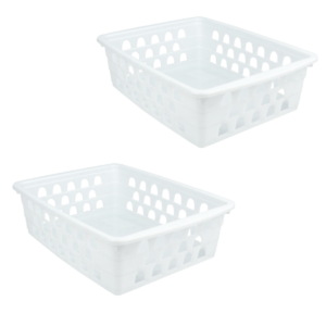 CESTO MULTIUSO MÉDIO BRANCO (12PÇS)-UNINJET