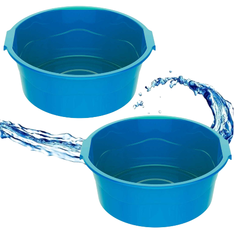 BACIA MULTIUSO 40LTS COLORIDA (6PÇS)-UNINJET