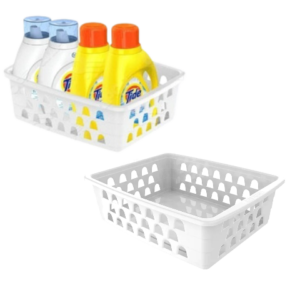 CESTO MULTIUSO GRANDE BRANCO (12PÇS)-UNINJET
