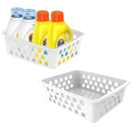 CESTO MULTIUSO GRANDE BRANCO (12PÇS)-UNINJET